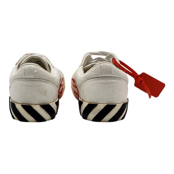 OFF-WHITE Vulc Low Canvas White Red Sneakers EU 40 US 7M 10W main image 4